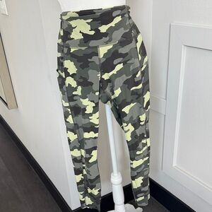 Lululemon camo fast and free leggings.